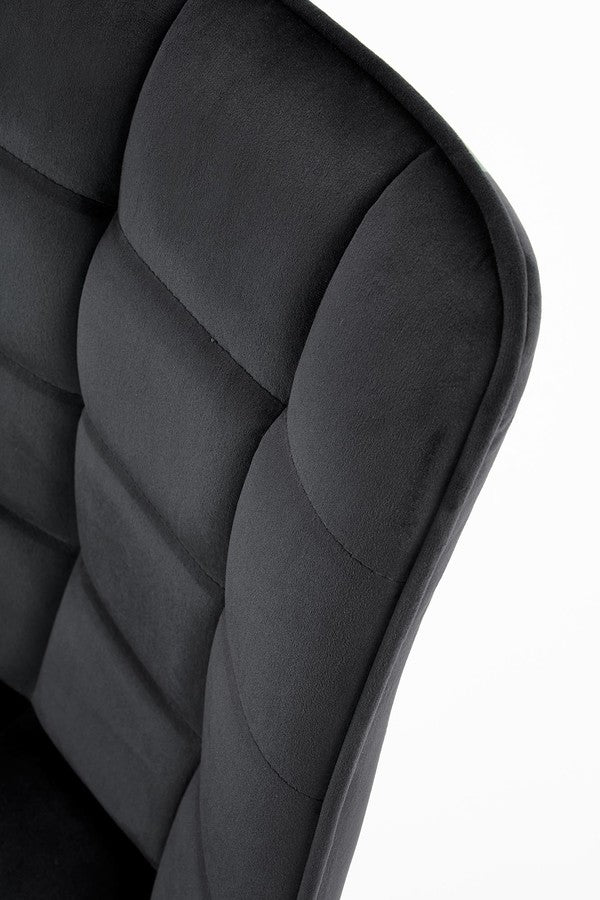 Kitchen Chair K332 | size: Width: 46cm, Height: 84cm, Depth: 61cm | color: Black | image: 5 | variant: 1003146