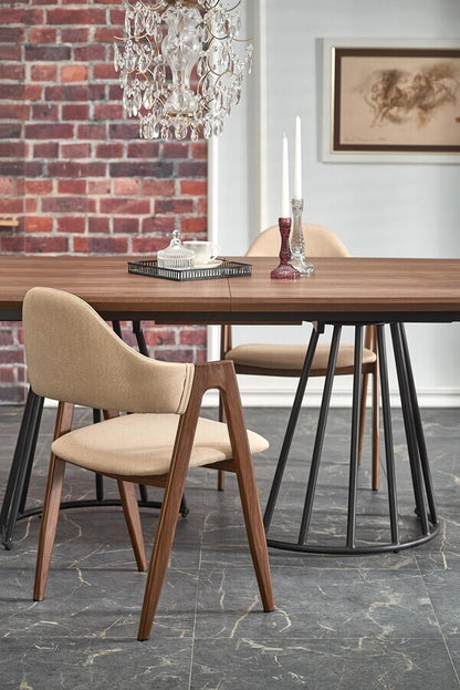 Kitchen Chair K344 1 | size: Width: 51cm, Height: 82cm, Depth: 57cm | color: Beige | image: 1 | variant: 1012935