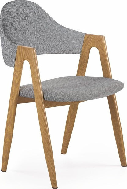 Kitchen Chair K344 | size: Width: 53cm, Height: 80cm, Depth: 51cm | color: Gray | image: 1 | variant: 1011454