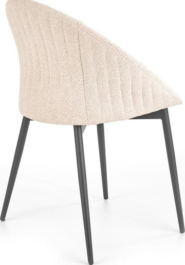 Kitchen Chair K357 | size: Width: 53cm, Height: 80cm, Depth: 50cm | color: Beige | image: 2 | variant: 1003160
