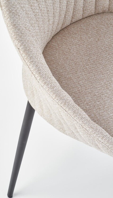Kitchen Chair K357 | size: Width: 53cm, Height: 80cm, Depth: 50cm | color: Beige | image: 4 | variant: 1003160