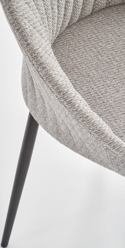 Kitchen Chair K357 | size: Width: 53cm, Height: 80cm, Depth: 50cm | color: Gray | image: 2 | variant: 1003159