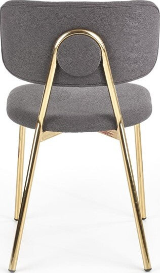 Kitchen Chair K362 | size: Width: 49cm, Height: 81cm, Depth: 51cm | color: Gray | image: 4 | variant: 1011500