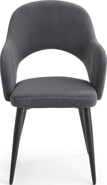 Kitchen Chair K364 | size: Width: 55cm, Height: 88cm, Depth: 55cm | color: Gray | image: 4 | variant: 1003166