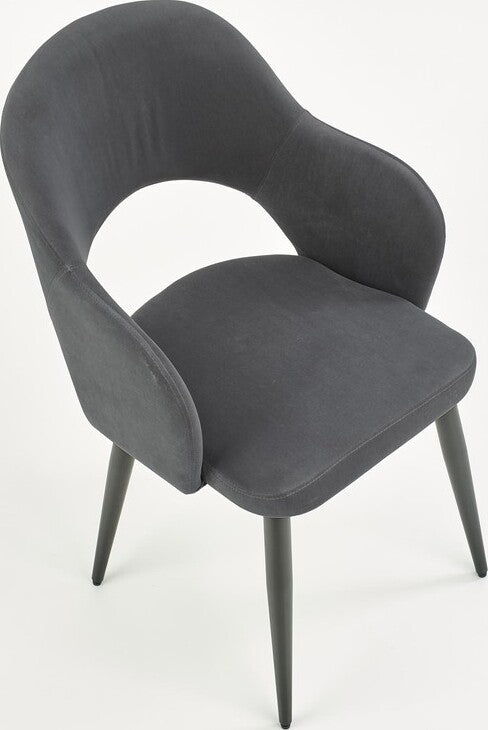 Kitchen Chair K364 | size: Width: 55cm, Height: 88cm, Depth: 55cm | color: Gray | image: 5 | variant: 1003166