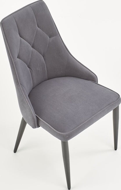 Kitchen Chair K365 | size: Width: 52cm, Height: 90cm, Depth: 57cm | color: Gray | image: 6 | variant: 1003169