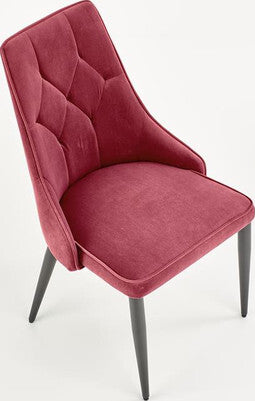 Kitchen Chair K365 | size: Width: 52cm, Height: 90cm, Depth: 57cm | color: Red | image: 2 | variant: 1003171