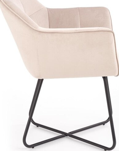Kitchen Chair K377 | size: Width: 60cm, Height: 81cm, Depth: 62cm | color: Beige | image: 5 | variant: 1003182