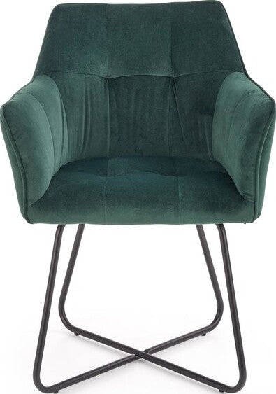 Kitchen Chair K377 | size: Width: 60cm, Height: 81cm, Depth: 62cm | color: Green | image: 4 | variant: 1003184