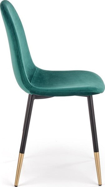Kitchen Chair K379 | size: Width: 45cm, Height: 88cm, Depth: 48cm | color: Green | image: 3 | variant: 1003186