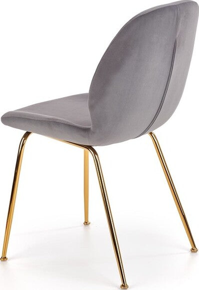 Kitchen Chair K381 | size: Width: 48cm, Height: 88cm, Depth: 58cm | color: Gray | image: 2 | variant: 1003190