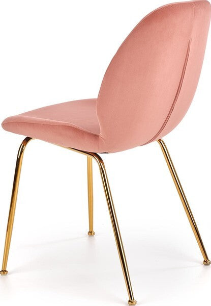 Kitchen Chair K381 | size: Width: 48cm, Height: 88cm, Depth: 58cm | color: Pink | image: 2 | variant: 1003191