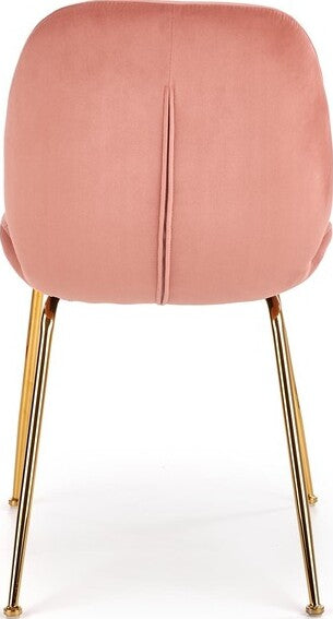 Kitchen Chair K381 | size: Width: 48cm, Height: 88cm, Depth: 58cm | color: Pink | image: 3 | variant: 1003191