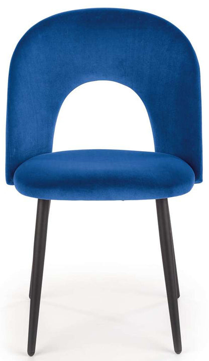 Kitchen Chair K384 | size: Width: 54cm, Height: 84cm, Depth: 57cm | color: Blue | image: 6 | variant: 1003195