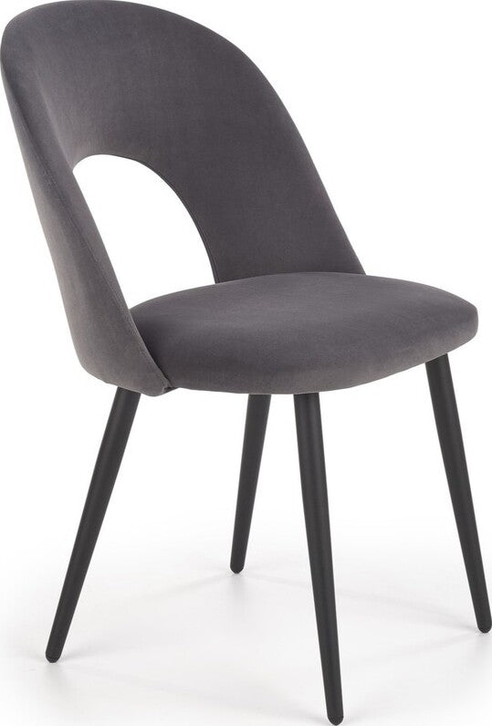 Kitchen Chair K384 | size: Width: 54cm, Height: 84cm, Depth: 57cm | color: Gray | image: 1 | variant: 1003193