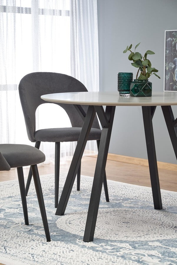 Kitchen Chair K384 | size: Width: 54cm, Height: 84cm, Depth: 57cm | color: Gray | image: 7 | variant: 1003193