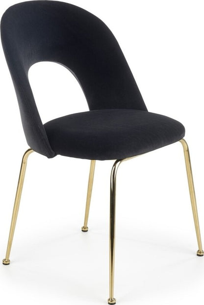Kitchen Chair K385 | size: Width: 54cm, Height: 88cm, Depth: 59cm | color: Black | image: 1 | variant: 1003197