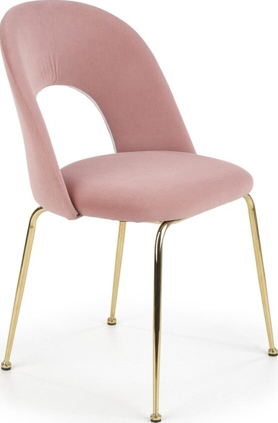 Kitchen Chair K385 | size: Width: 54cm, Height: 88cm, Depth: 59cm | color: Pink | image: 1 | variant: 1003198