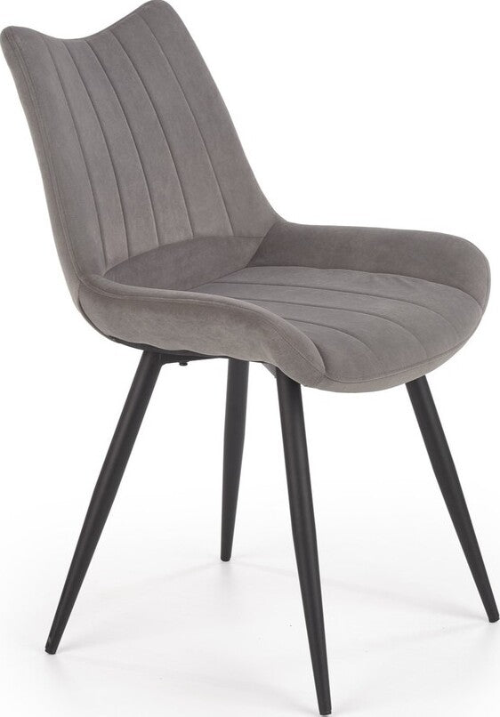 Kitchen Chair K388 | size: Width: 53cm, Height: 87cm, Depth: 61cm | color: Gray | image: 1 | variant: 1003204