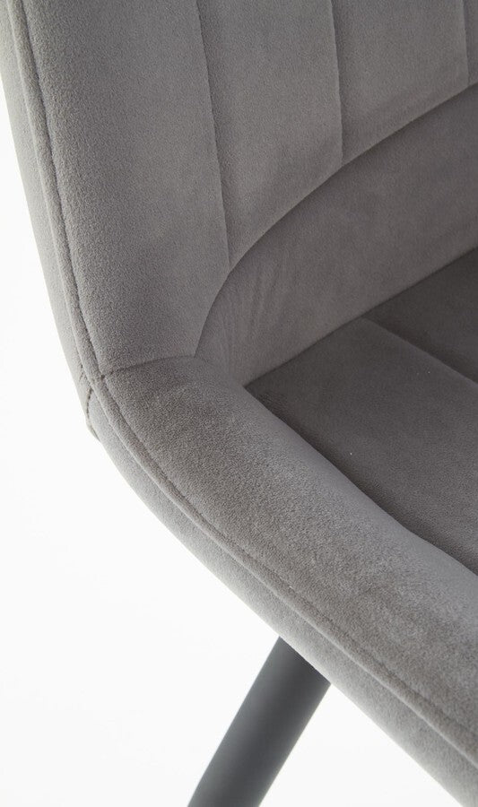 Kitchen Chair K388 | size: Width: 53cm, Height: 87cm, Depth: 61cm | color: Gray | image: 4 | variant: 1003204