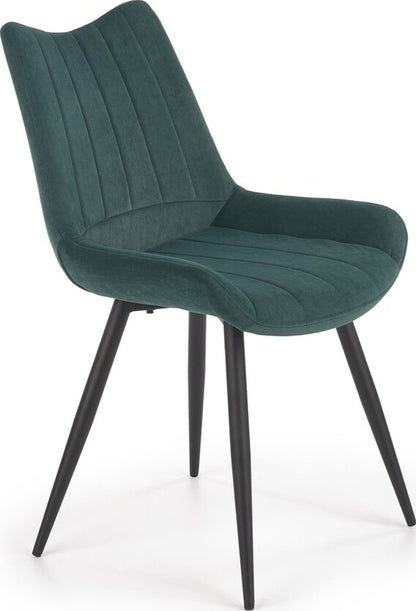 Kitchen Chair K388 | size: Width: 53cm, Height: 87cm, Depth: 61cm | color: Green | image: 1 | variant: 1003205