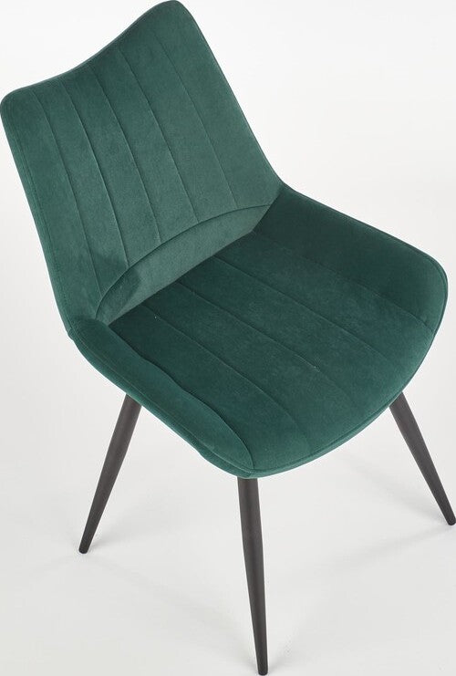 Kitchen Chair K388 | size: Width: 53cm, Height: 87cm, Depth: 61cm | color: Green | image: 5 | variant: 1003205