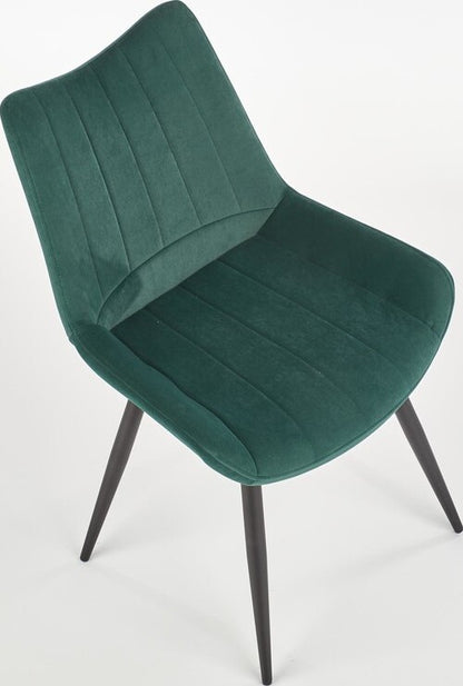 Kitchen Chair K388 | size: Width: 53cm, Height: 87cm, Depth: 61cm | color: Green | image: 5 | variant: 1003205