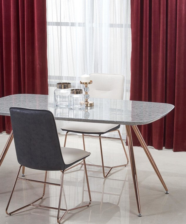Kitchen Chair K390 | size: Width: 46cm, Height: 90cm, Depth: 60cm | color: Gray | image: 8 | variant: 1011485