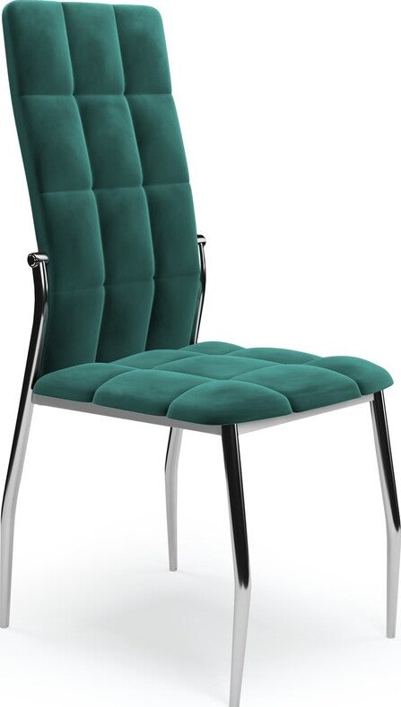 Kitchen Chair K416 | size: Width: 43cm, Height: 101cm, Depth: 54cm | color: Green | image: 1 | variant: 1003230