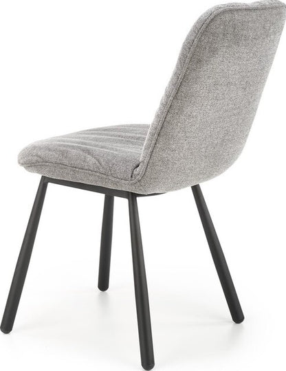Kitchen Chair K422 | size: Width: 51cm, Height: 87cm, Depth: 61cm | color: Gray | image: 3 | variant: 1011949