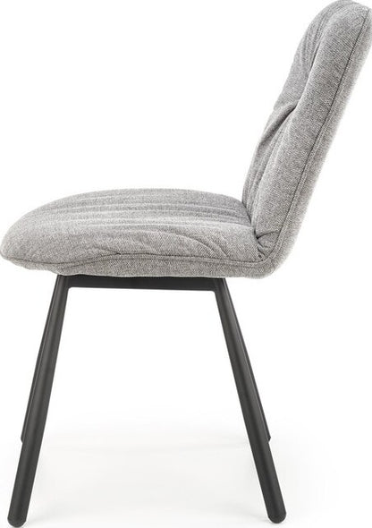 Kitchen Chair K422 | size: Width: 51cm, Height: 87cm, Depth: 61cm | color: Gray | image: 4 | variant: 1011949