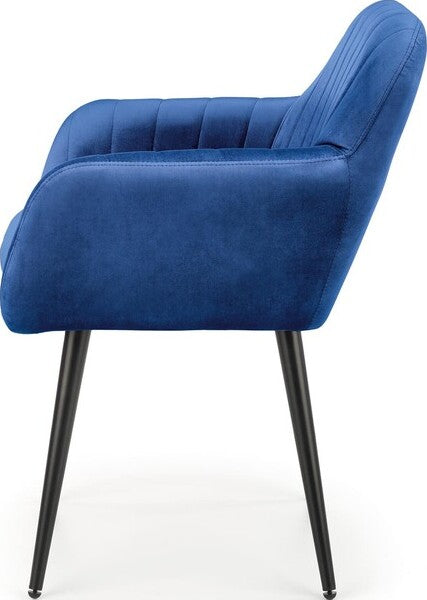 Kitchen Chair K429 | size: Width: 58cm, Height: 80cm, Depth: 53cm | color: Blue | image: 2 | variant: 1003259
