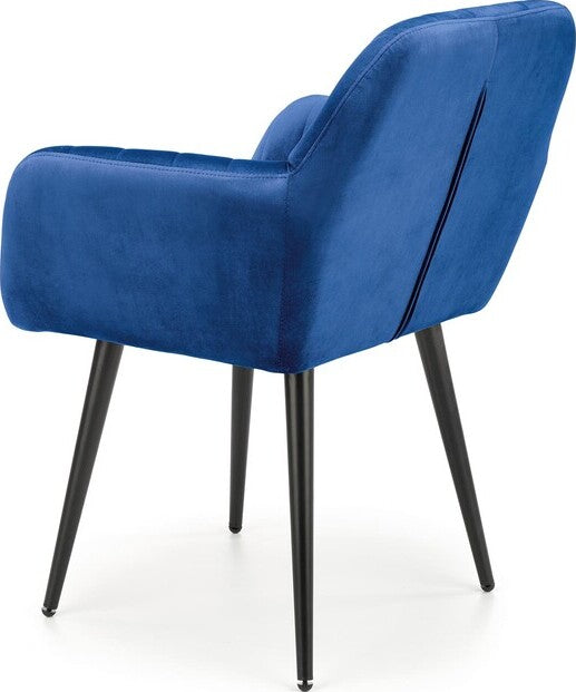 Kitchen Chair K429 | size: Width: 58cm, Height: 80cm, Depth: 53cm | color: Blue | image: 3 | variant: 1003259