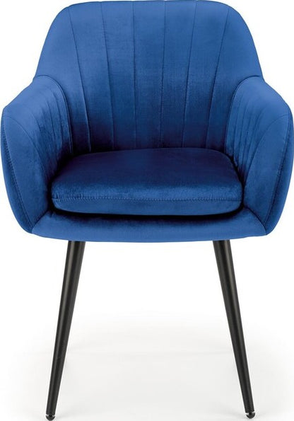 Kitchen Chair K429 | size: Width: 58cm, Height: 80cm, Depth: 53cm | color: Blue | image: 4 | variant: 1003259