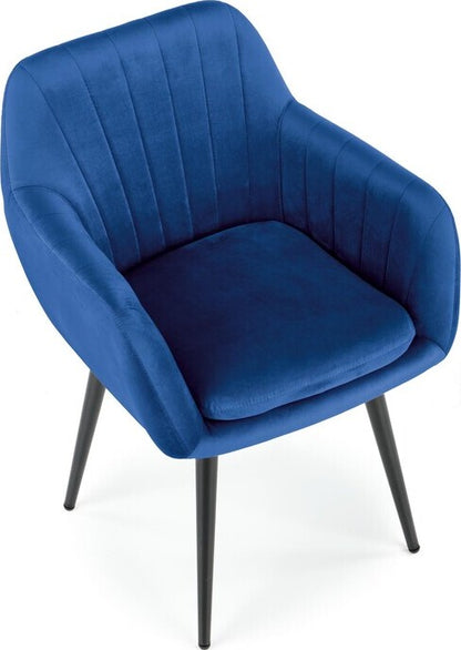 Kitchen Chair K429 | size: Width: 58cm, Height: 80cm, Depth: 53cm | color: Blue | image: 6 | variant: 1003259