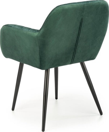 Kitchen Chair K429 | size: Width: 58cm, Height: 80cm, Depth: 53cm | color: Green | image: 5 | variant: 1003258