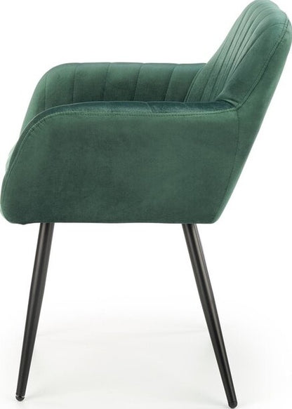 Kitchen Chair K429 | size: Width: 58cm, Height: 80cm, Depth: 53cm | color: Green | image: 6 | variant: 1003258