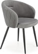 Kitchen Chair K430 | size: Width: 61cm, Height: 77cm, Depth: 54cm | color: Gray | image: 1 | variant: 1003261