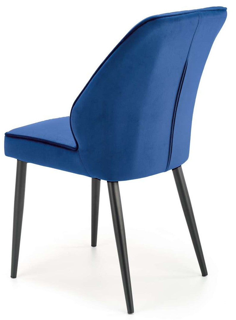 Kitchen Chair K432 | size: Width: 48cm, Height: 85cm, Depth: 57cm | color: Blue | image: 3 | variant: 1003273