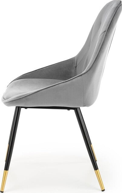 Kitchen Chair K437 | size: Width: 49cm, Height: 88cm, Depth: 55cm | color: Gray | image: 4 | variant: 1003279