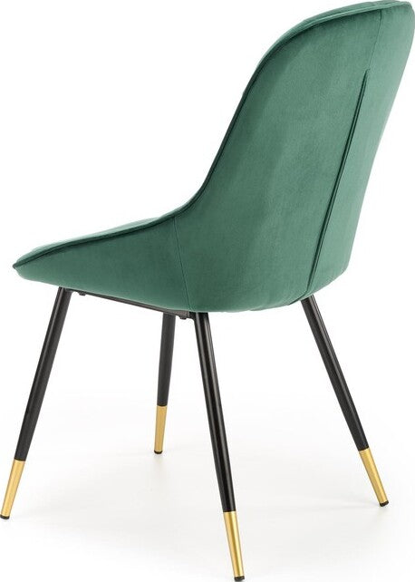 Kitchen Chair K437 | size: Width: 49cm, Height: 88cm, Depth: 55cm | color: Green | image: 3 | variant: 1003280