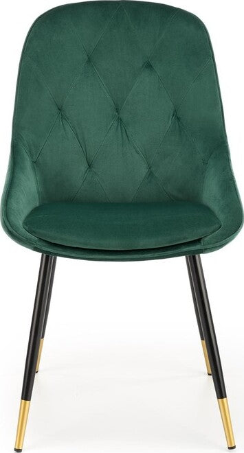 Kitchen Chair K437 | size: Width: 49cm, Height: 88cm, Depth: 55cm | color: Green | image: 4 | variant: 1003280