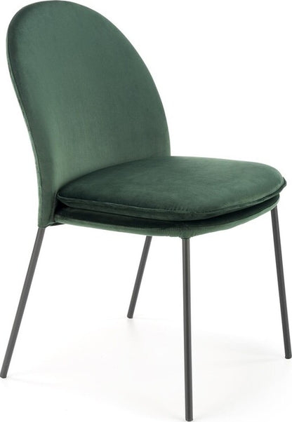 Kitchen Chair K443 | size: Width: 50cm, Height: 84cm, Depth: 58cm | color: Green | image: 1 | variant: 1003288
