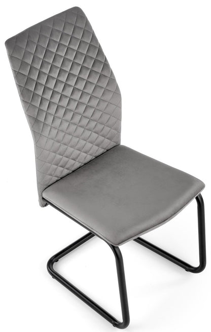 Kitchen Chair K444 | size: Width: 44cm, Height: 97cm, Depth: 54cm | color: Gray | image: 2 | variant: 1003292