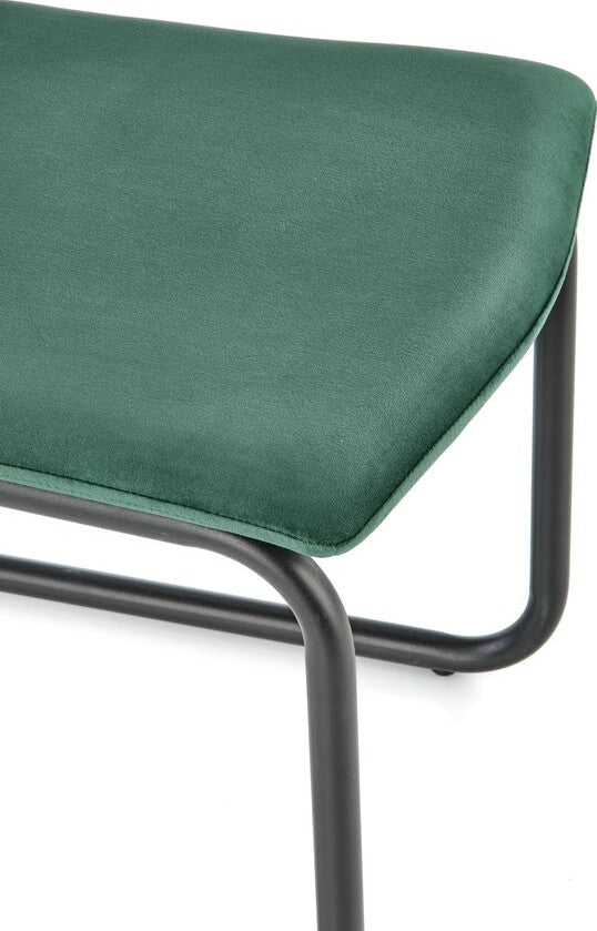 Kitchen Chair K444 | size: Width: 44cm, Height: 97cm, Depth: 54cm | color: Green | image: 3 | variant: 1003291