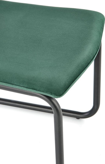 Kitchen Chair K444 | size: Width: 44cm, Height: 97cm, Depth: 54cm | color: Green | image: 3 | variant: 1003291