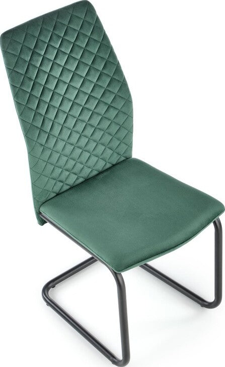 Kitchen Chair K444 | size: Width: 44cm, Height: 97cm, Depth: 54cm | color: Green | image: 4 | variant: 1003291