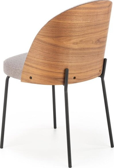 Kitchen Chair K451 | size: Width: 52cm, Height: 81cm, Depth: 53cm | color: Gray | image: 3 | variant: 1011958