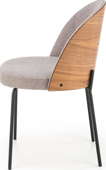 Kitchen Chair K451 | size: Width: 52cm, Height: 81cm, Depth: 53cm | color: Gray | image: 4 | variant: 1011958