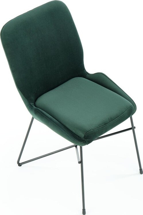 Kitchen Chair K454 | size: Width: 46cm, Height: 83cm, Depth: 55cm | color: Green | image: 4 | variant: 1003316